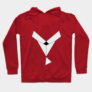 Geometric Fox Hoodie